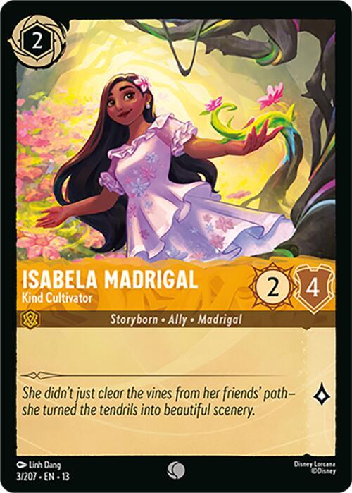 Isabela Madrigal, Kind Cultivator 3/207 (Attack of the Vine!)  - Cold Foil