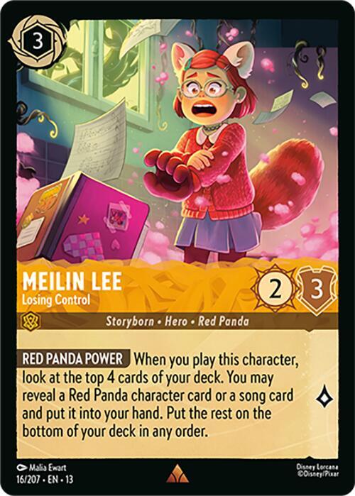 Meilin Lee, Losing Control 16/204 (Attack of the Vine!)  - Cold Foil