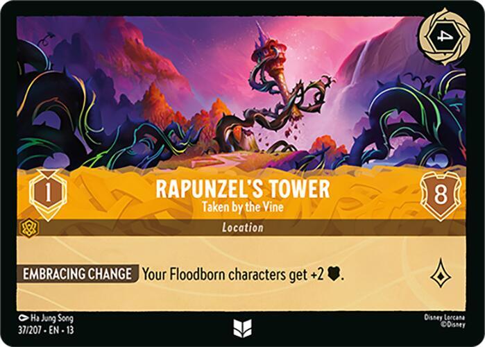 Rapunzel's Tower, Taken by the Vine 37/207 (Attack of the Vine!)  - Cold Foil