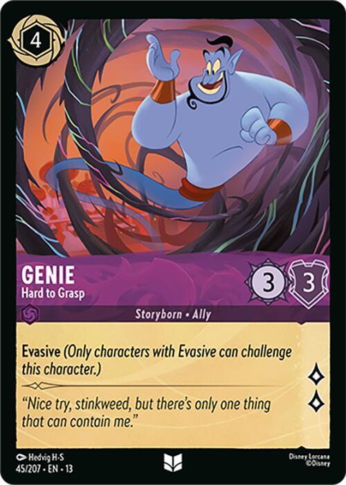 Genie, Hard to Grasp 45/204 (Attack of the Vine!)  - Cold Foil