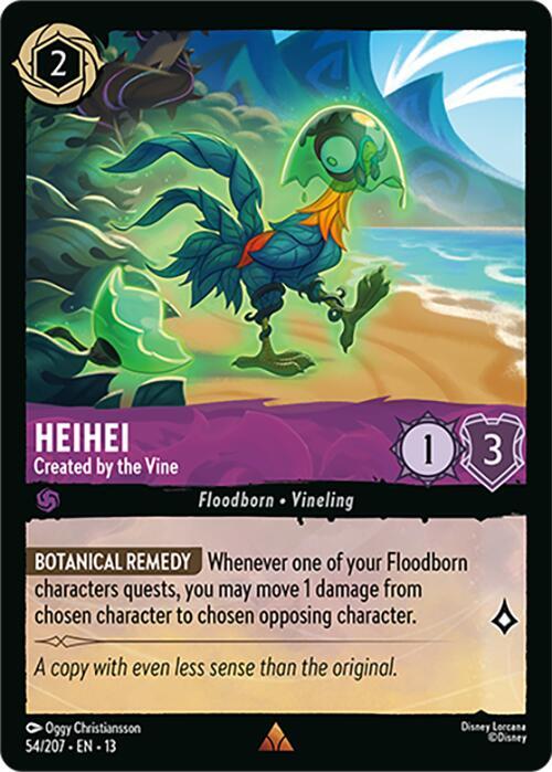 Heihei, Created by the Vine 54/207 (Attack of the Vine!)  - Cold Foil