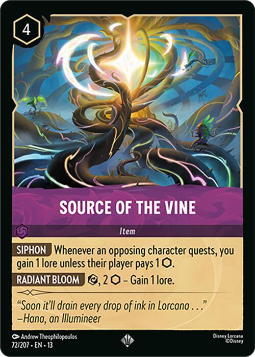 Source of the Vine 72/207 (Attack of the Vine!)  - Cold Foil