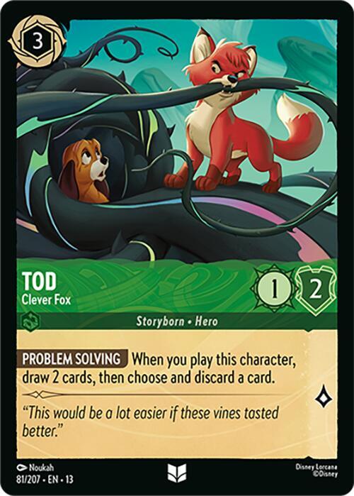 Tod, Clever Fox 81/207 (Attack of the Vine!)  - Cold Foil