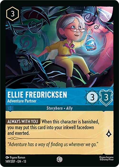 Ellie Fredricksen, Adventure Partner 149/207 (Attack of the Vine!)  - Cold Foil