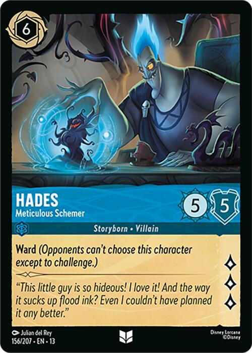 Hades, Meticulous Schemer 156/207 (Attack of the Vine!)  - Cold Foil