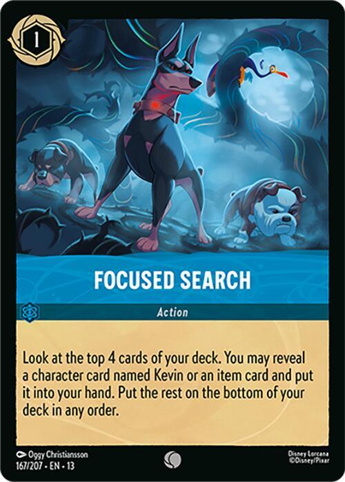 Focused Search 167/204 (Attack of the Vine!)  - Cold Foil