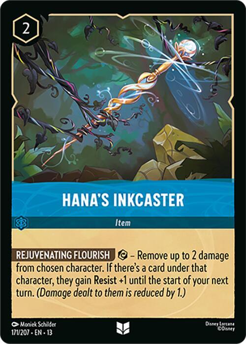 Hana's Inkcaster 171/207 (Attack of the Vine!)  - Cold Foil
