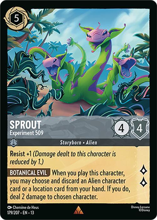 Sprout, Experiment 509 179/207 (Attack of the Vine!)  - Cold Foil