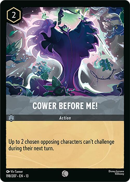Cower Before Me! 198/207 (Attack of the Vine!)  - Cold Foil