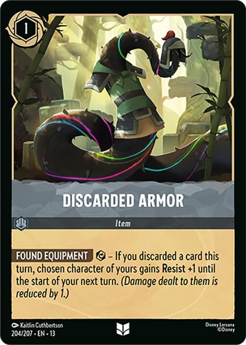 Discarded Armor 204/207 (Attack of the Vine!)  - Cold Foil