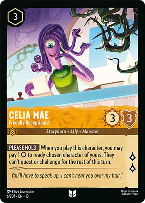 Celia Mae, Friendly Receptionist 6/207 (Attack of the Vine!)  - Cold Foil