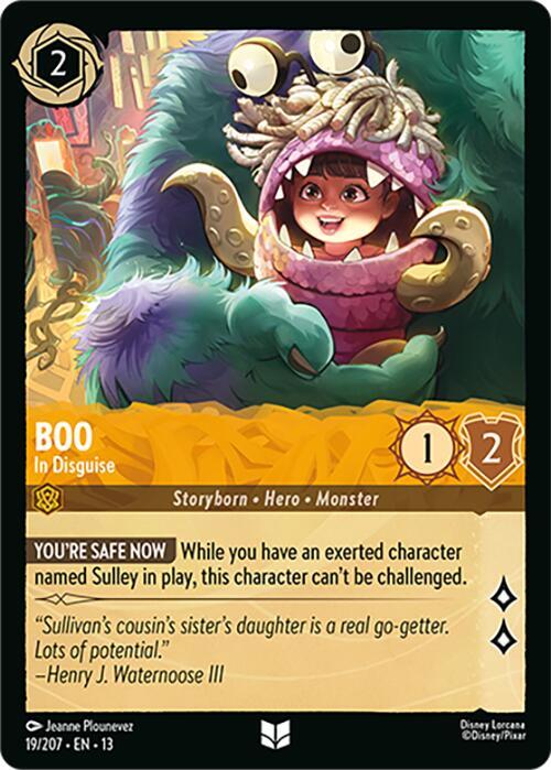 Boo, In Disguise 19/207 (Attack of the Vine!)  - Cold Foil