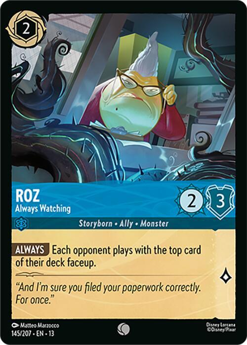 Roz, Always Watching 145/207 (Attack of the Vine!)  - Cold Foil