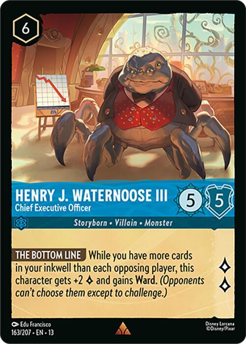 Henry J. Waternoose III, Chief Executive Officer 163/207 (Attack of the Vine!)  - Cold Foil