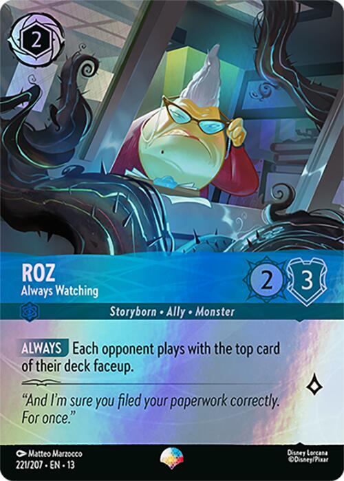 Roz, Always Watching 221/207 (Attack of the Vine!)  - Holofoil