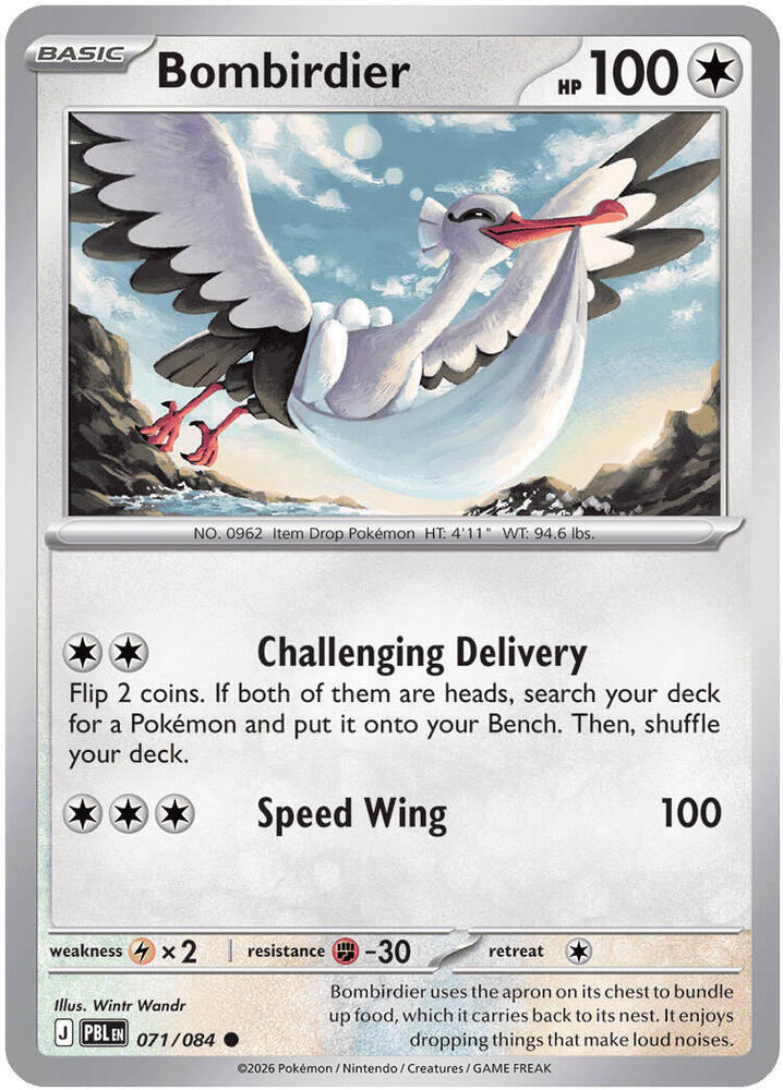 Bombirdier 071/084 (ME05: Pitch Black)  - Reverse Holofoil