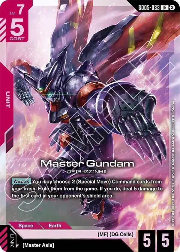 Master Gundam GD05-033 (Freedom Ascension)  - Holofoil