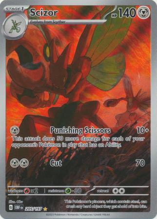 Scizor - 205/197 - Illustration Rare (B)
