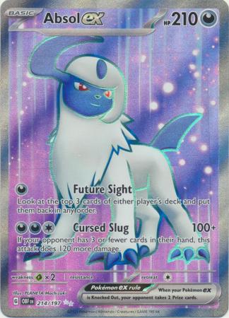 Absol ex - 214/197 - Full Art Secret Rare