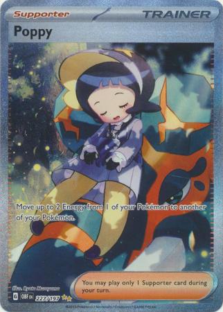 Poppy - 227/197 - Special Illustration Rare - Scarlet & Violet: Obsidian Flames