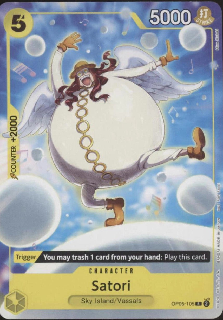 Satori (Welcome Pack Vol.1) OP05-105 (One Piece Promotion Cards) 