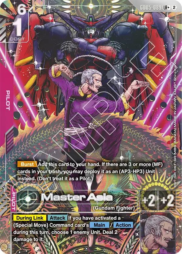 Master Asia GD05-089 (Freedom Ascension)  - Holofoil