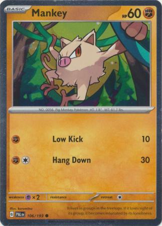 Mankey - 106/193 - Holo Promo