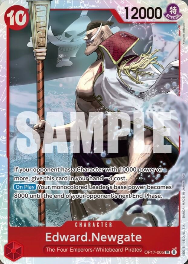 Edward.Newgate OP17-005 (The World's Strongest Warriors)  - Foil