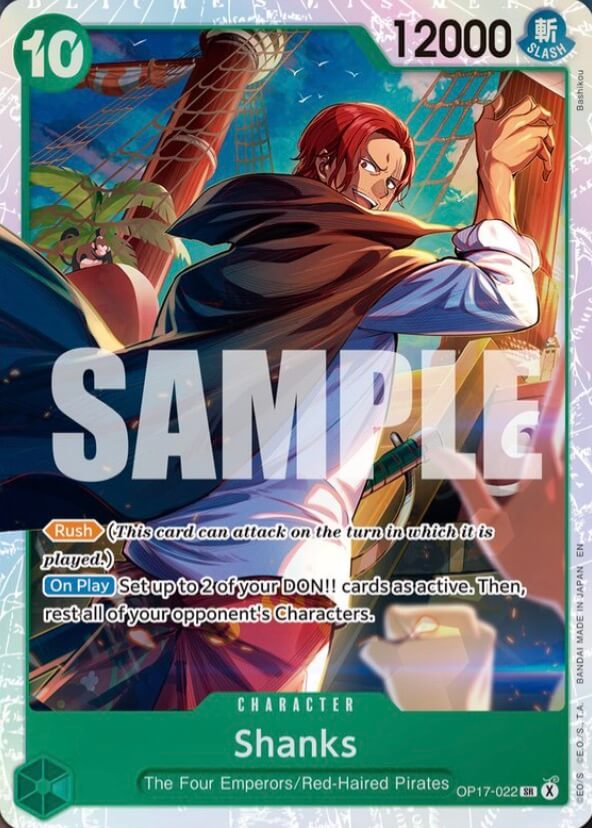 Shanks OP17-022 (The World's Strongest Warriors)  - Foil
