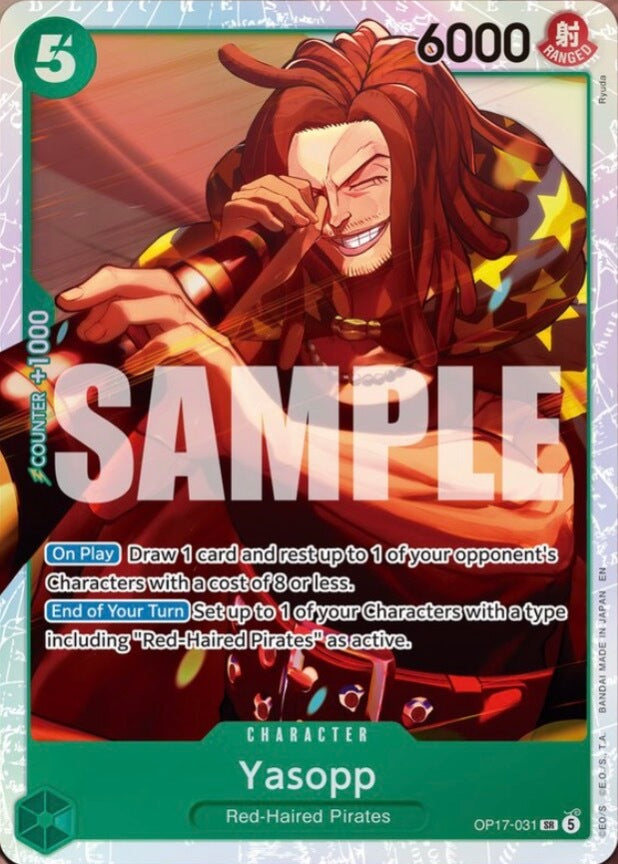 Yasopp OP17-031 (The World's Strongest Warriors)  - Foil