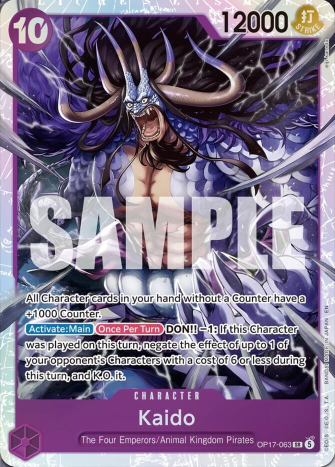 Kaido OP17-063 (The World's Strongest Warriors)  - Foil