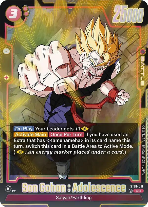 Son Gohan Adolescence ST01 011 ST01-011 (Story Booster 01)  - Holofoil