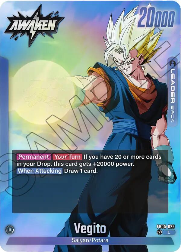 Vegito FB05 025 FB05-025 (Story Booster 01)  - Holofoil