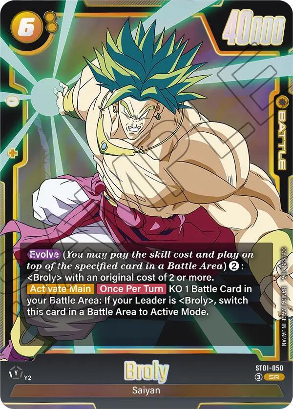 Broly ST01 050 ST01-050 (Story Booster 01)  - Holofoil