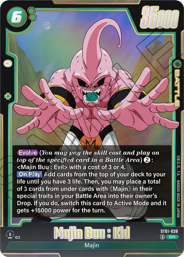 Majin Buu Kid ST01 038 ST01-038 (Story Booster 01)  - Holofoil