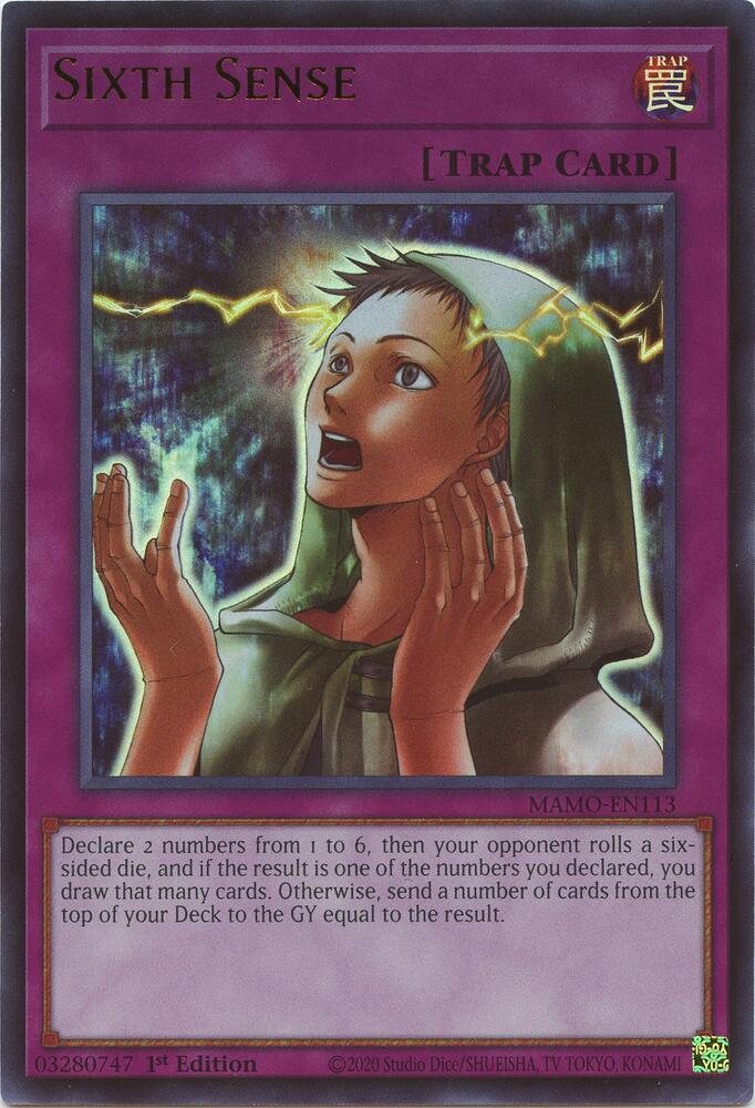 Sixth Sense MAMO-EN113 (Magnificent Monsters)  - 1st Edition