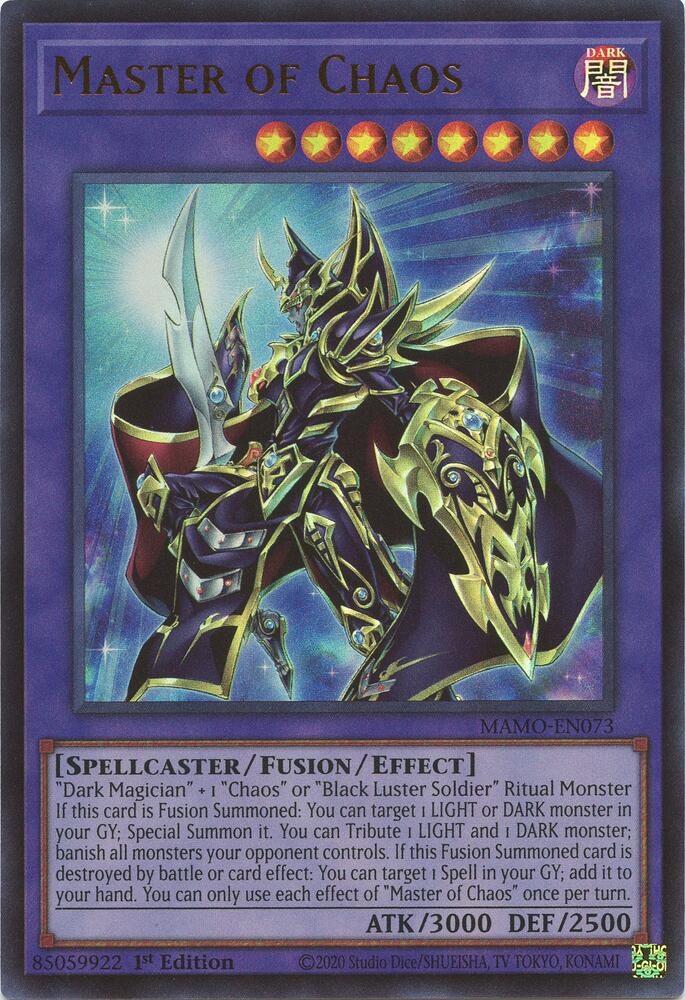 Master of Chaos MAMO-EN073 (Magnificent Monsters)  - 1st Edition