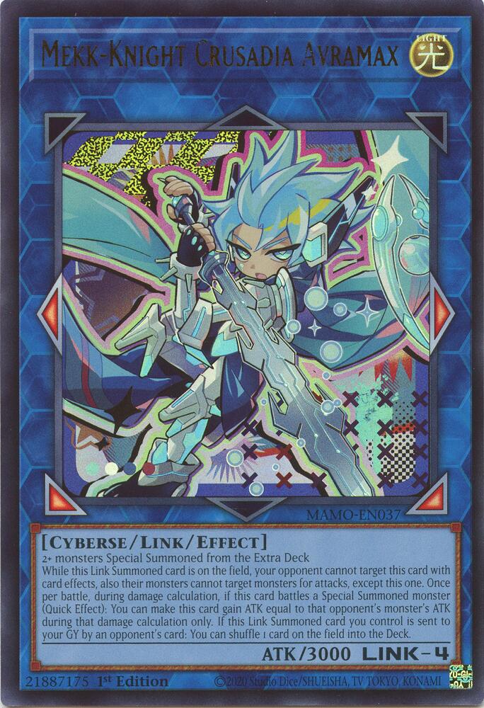 Mekk Knight Crusadia Avramax MAMO-EN037 (Magnificent Monsters)  - 1st Edition