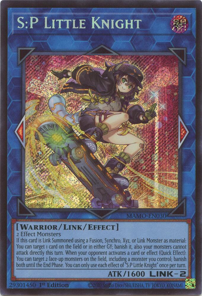 SP Little Knight Secret Rare MAMO-EN030 (Magnificent Monsters)  - 1st Edition