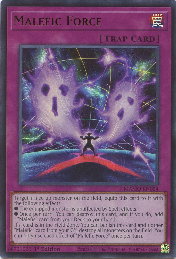 Malefic Force MAMO-EN024 (Magnificent Monsters)  - 1st Edition