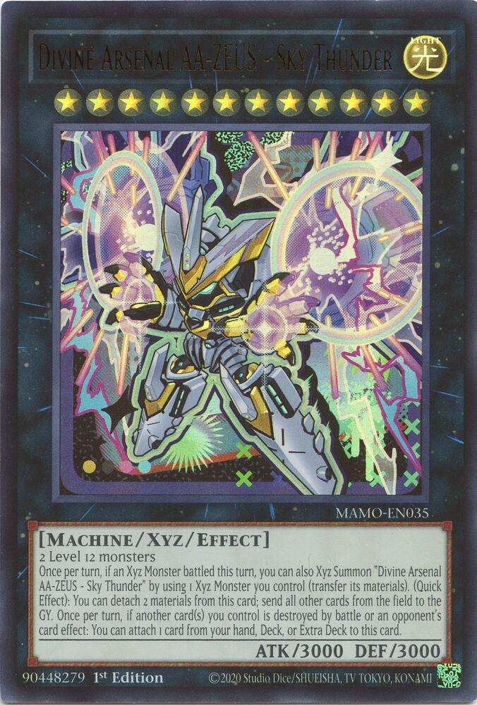 Divine Arsenal AA ZEUS Sky Thunder MAMO-EN035 (Magnificent Monsters)  - 1st Edition