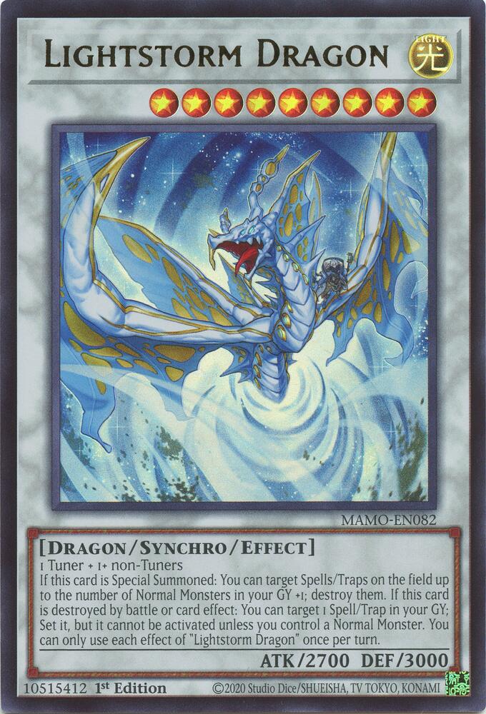 Lightstorm Dragon MAMO-EN082 (Magnificent Monsters)  - 1st Edition