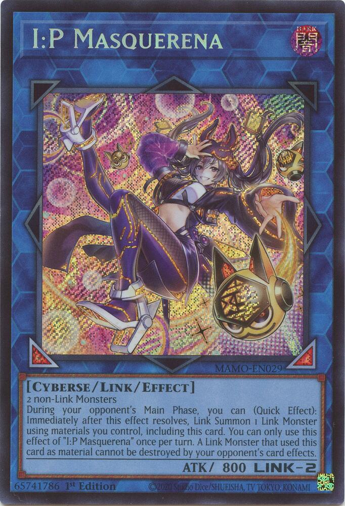 IP Masquerena Secret Rare MAMO-EN029 (Magnificent Monsters)  - 1st Edition