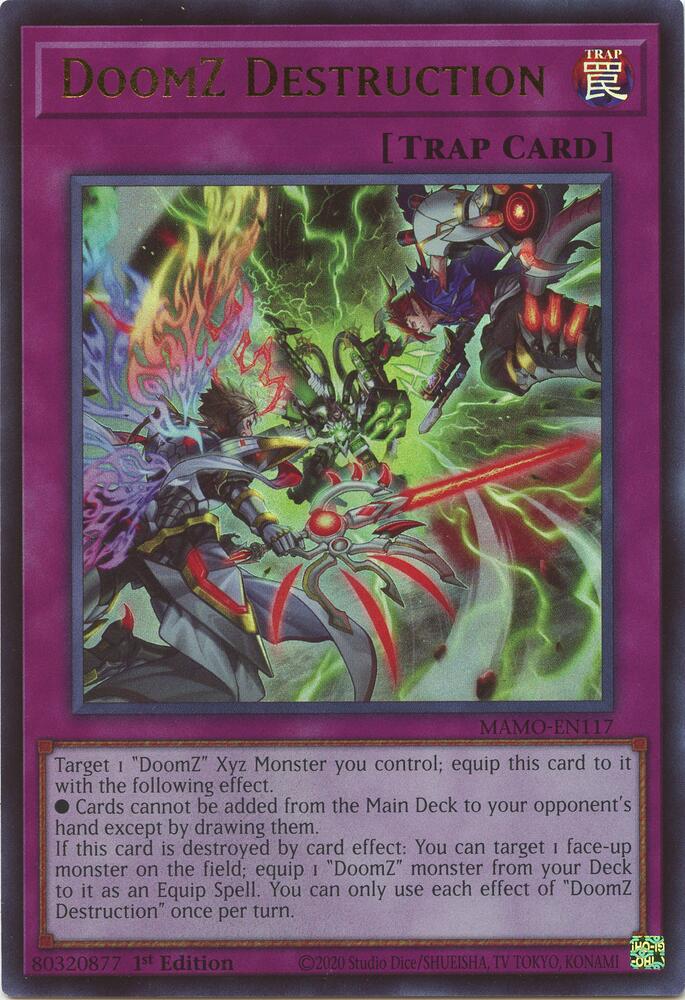 DoomZ Destruction MAMO-EN117 (Magnificent Monsters)  - 1st Edition