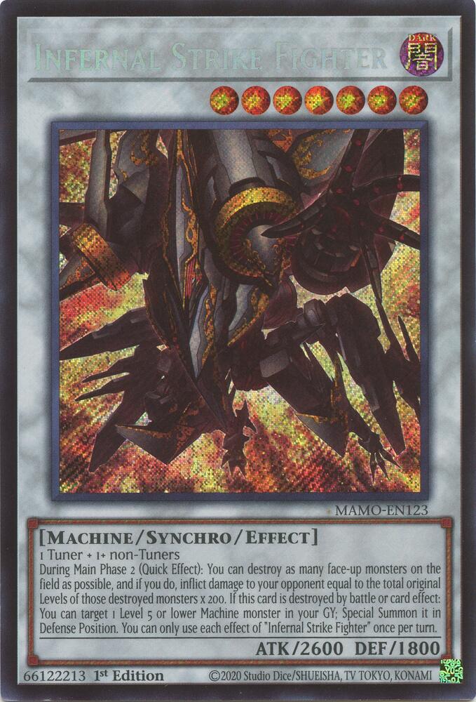 Infernal Strike Fighter MAMO-EN123 (Magnificent Monsters)  - 1st Edition