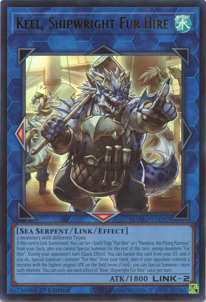 Keel Shipwright Fur Hire MAMO-EN092 (Magnificent Monsters)  - 1st Edition