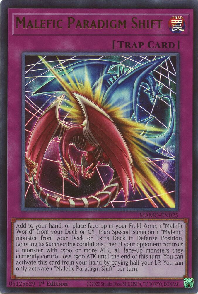 Malefic Paradigm Shift MAMO-EN025 (Magnificent Monsters)  - 1st Edition