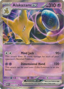 Alakazam ex - 065/165 - Ultra Rare - Scarlet & Violet 151
