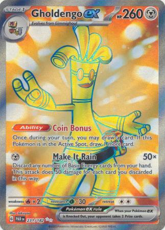 Gholdengo ex - 231/182 - Full Art Secret Rare