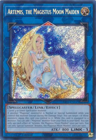 Artemis, the Magistus Moon Maiden - RA01-EN049 - Secret Rare - 25th Anniversary Rarity Collection